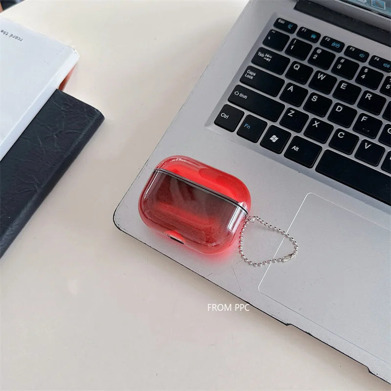 Glow-in-the-Dark AirPods Case — Liquid Glitter Quicksand | Fits AirPods 2/3/4 & Pro