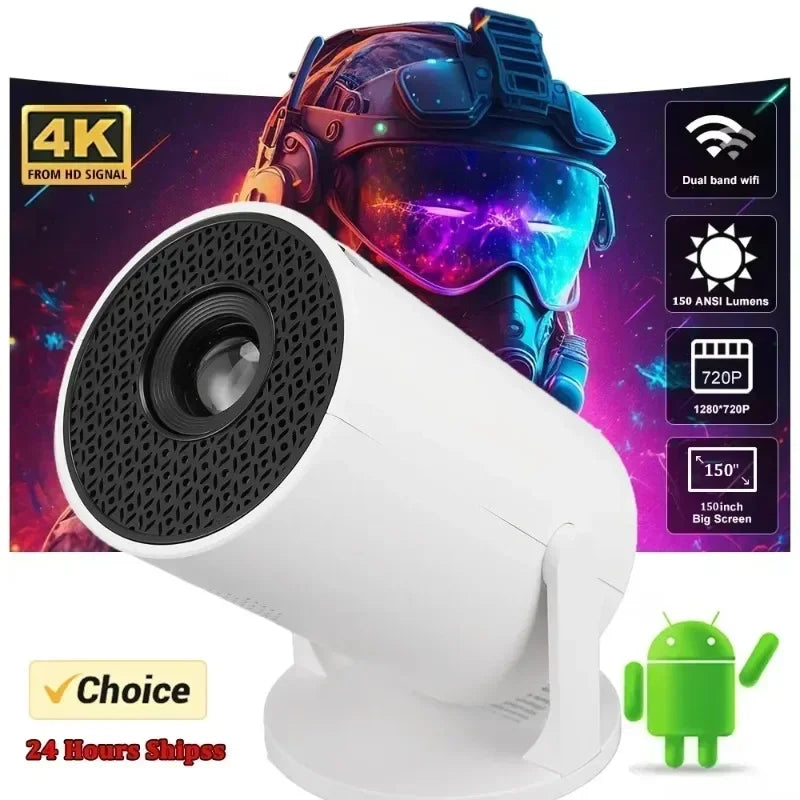 White security camera with features highlighted on a colorful background