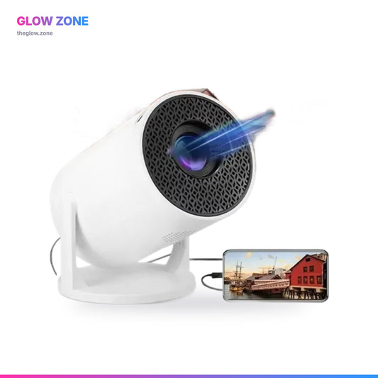 Smart Projector - 1080p Support, WiFi & Bluetooth, 180° Rotation